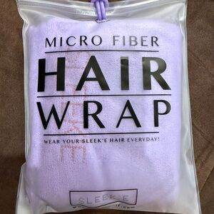 Purple Microfiber Hair Wrap